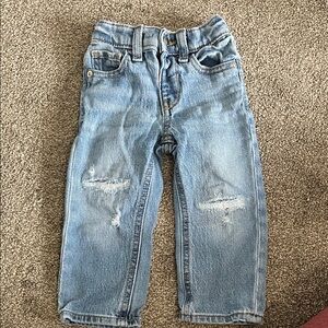 Old Navy Light Blue Kids Distressed Denim Jeans